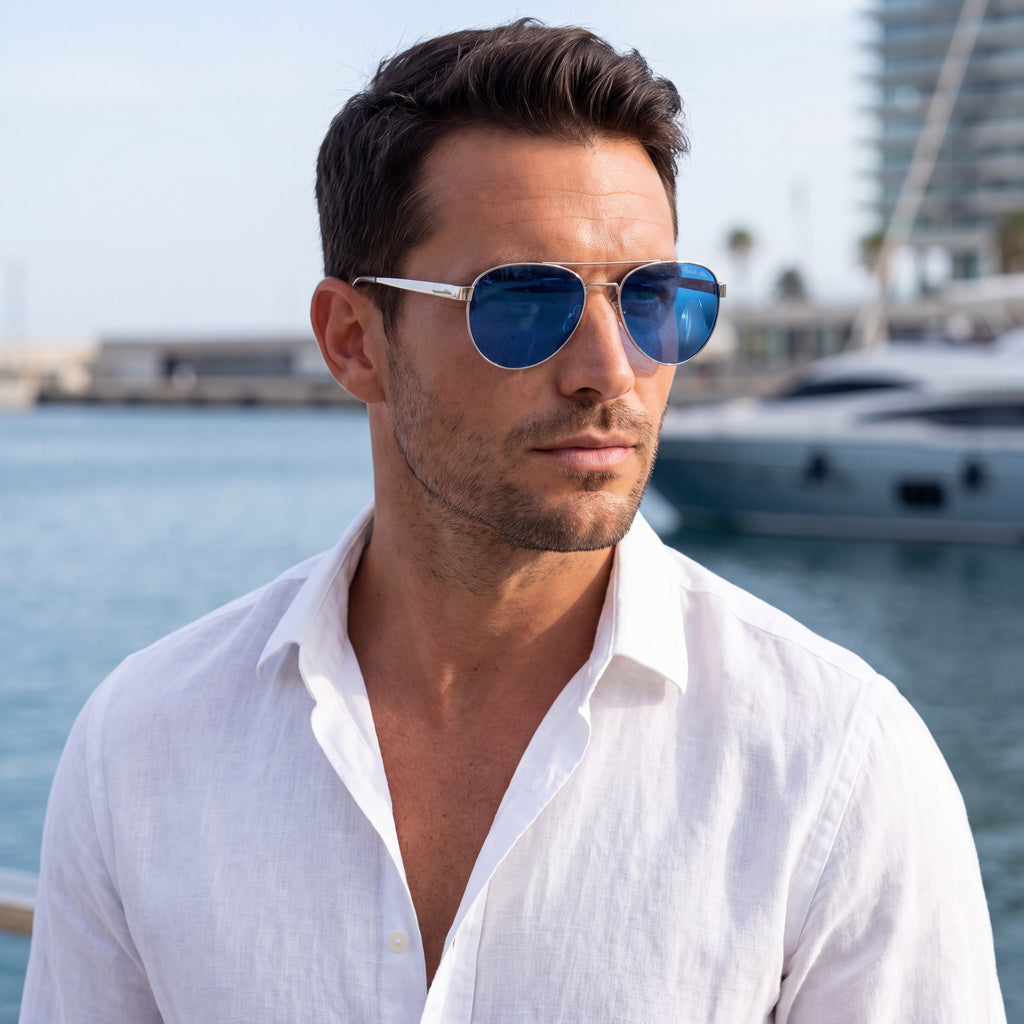 Barcelona Blue Aviator